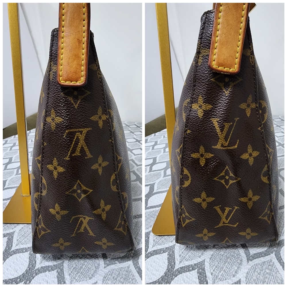 LOUIS VUITTON Monogram Canvas Looping MM Shoulder Bag Brown - Picture 8 of 15